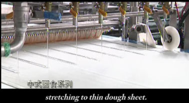 उच्च क्षमता फ्लैट रोटी बनाने की मशीन, स्वचालित लच्छा पराठा उत्पादन लाइन आपूर्तिकर्ता