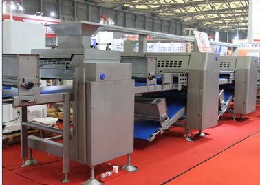 पीएलसी नियंत्रण फ्लैट रोटी बनाने की मशीन रोटी वजन / व्यास समायोज्य के साथ आपूर्तिकर्ता