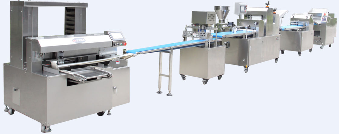 1000 - 20000 Kg / Hr औद्योगिक रोटी बनाने की मशीन चौड़ाई 370 मिमी कामकाजी चौड़ाई
