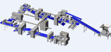 हेक्सागोन कटर के साथ स्वचालित डोनट निर्माता मशीन 800 - 15000 पीसीएस / आरएएस उठाया आपूर्तिकर्ता